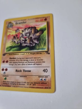 Graveler 1ª Edición Fossil Pokémon
