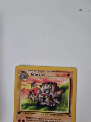 Graveler 1ª Edición Fossil Pokémon
