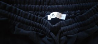 Pantalón Zara Algodón Hombre negro