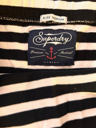 Vestido Superdry Palabra de Honor Rayas