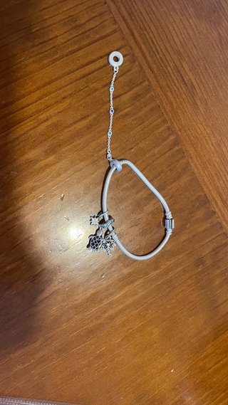 Pulsera Pandora Plata con Dijes Tortuga y Palmera