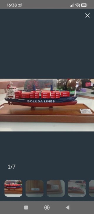 Maqueta Barco Boluda Lines Africa