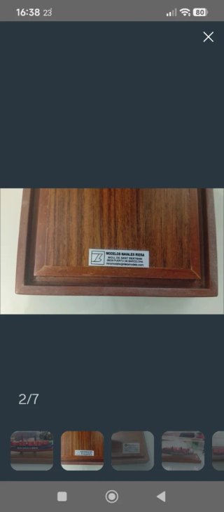 Maqueta Barco Boluda Lines Africa