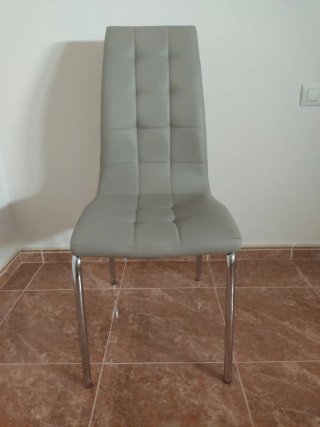 Juego 6 Sillas Comedor Beige