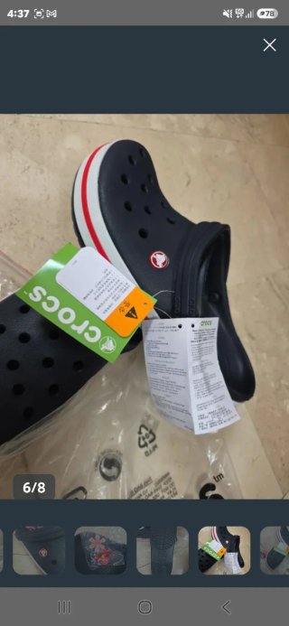 Crocs Azul Marino, Talla 40/41