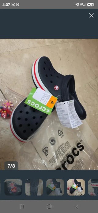 Crocs Azul Marino, Talla 40/41