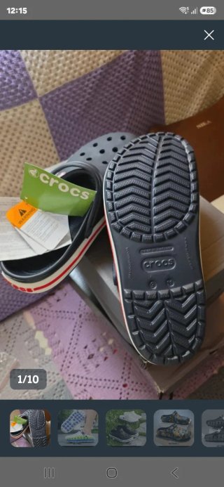 Crocs Azul Marino, Talla 40/41
