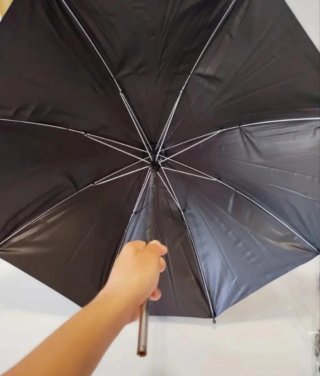 Paraguas para cochecito negro