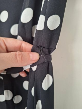 Vestido largo lunares