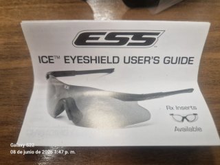 Gafas de seguridad ESS transparentes