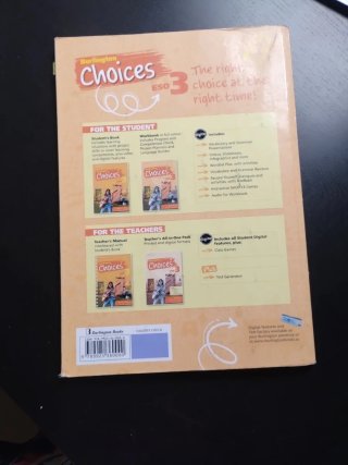 Choices Student's book. ESO 3. Regalo el Workbook