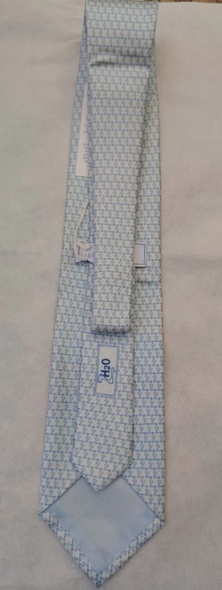 Corbata H2O Seda 100% Hecha a Mano