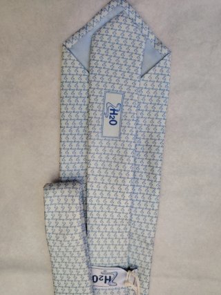 Corbata H2O Seda 100% Hecha a Mano