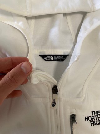 Chaqueta The North Face Blanca Capucha Talla XS