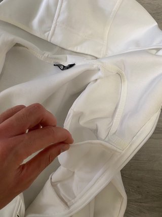 Chaqueta The North Face Blanca Capucha Talla XS