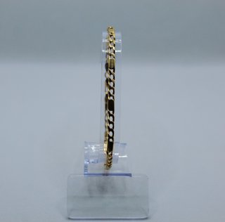 Pulsera de oro de 18k. Peso: 7.33 gr.