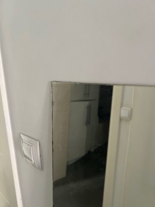 Espejo de cuerpo entero plateado