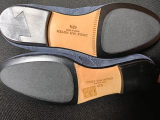 Dries Van Noten Wingtip Scarpe Grigie 42.5