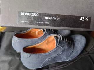 Dries Van Noten Wingtip Scarpe Grigie 42.5