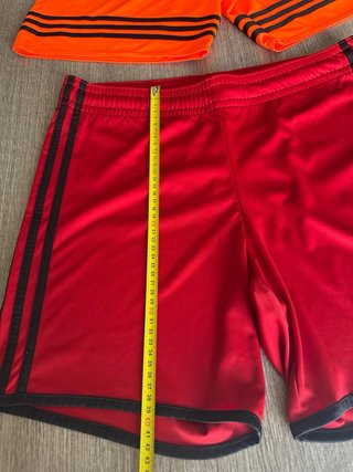 Set 2 Pantaloncini Adidas Uomo Rossi e Arancioni