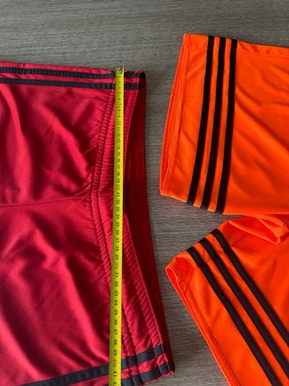 Set 2 Pantaloncini Adidas Uomo Rossi e Arancioni