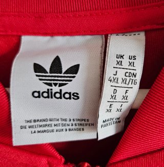 Chaqueta deportiva ADIDAS roja