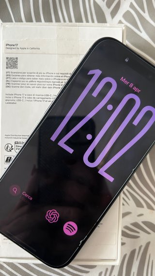 iPhone 17 Negro 256GB Como Nuevo con garantia