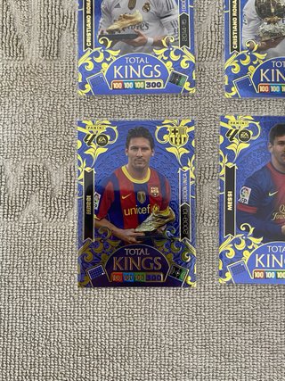 Pack 6 Cromos Total Kings Messi/Cristiano