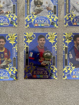 Pack 6 Cromos Total Kings Messi/Cristiano