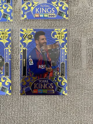 Pack 6 Cromos Total Kings Messi/Cristiano