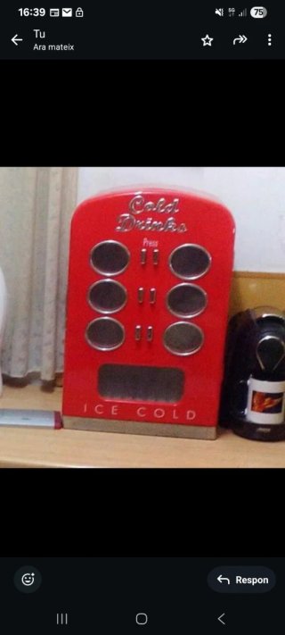 Nevera Vintage Cold Drinks