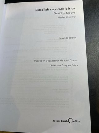 Estadística básica aplicada