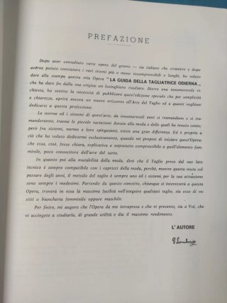 La Guida "TAGLIATRICE ODIERNNA" Metodo geometrico