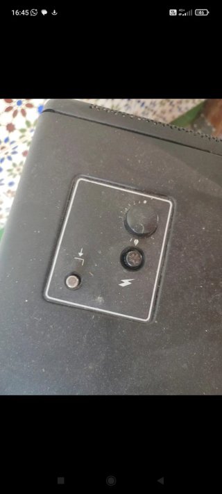 Estufa de gas Kneel negra