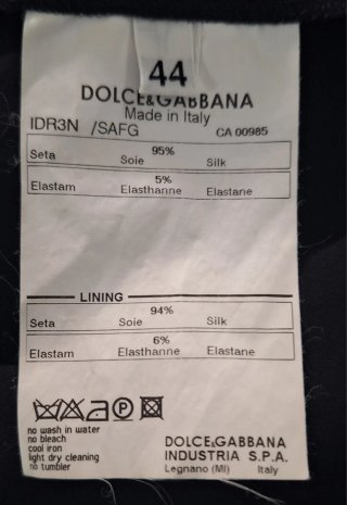 Abito Dolce & Gabbana Floreale Nero Multicolor