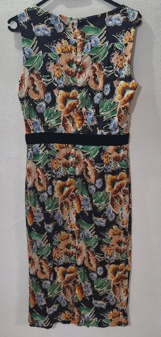 Abito Dolce & Gabbana Floreale Nero Multicolor
