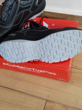 Zapatos de seguridad Panter piel negros
