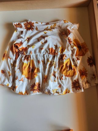 Conjunto infantil flores