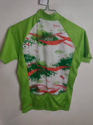 Maglia ciclismo Vaude verde multicolore