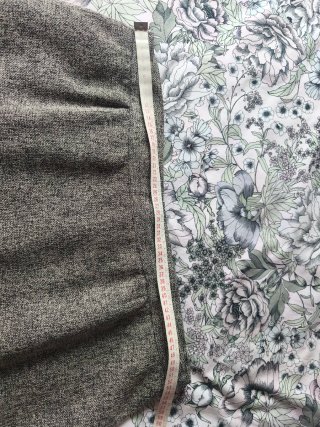 Traje con falda vintage años 90