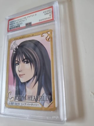 Carta Rinoa Triple Triad PSA 9 Bandai FF8