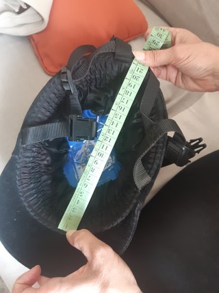Cap da equitazione nero taglia 56