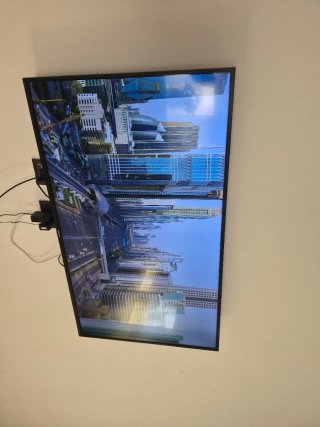 Televisor 55 Negro y Plata