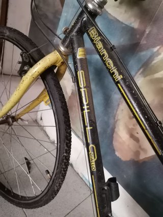 Bicicleta Bianchi Spillo Giallo Italiana