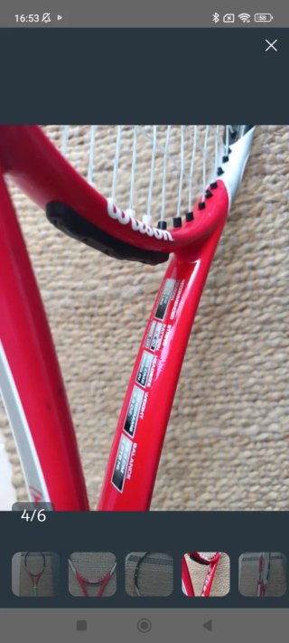 Raqueta Tenis Wilson K Factor para encordar