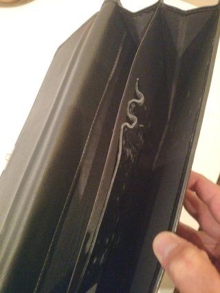 Bolso porta documentos negro