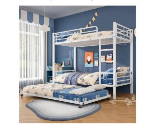 Cama litera triple metálica