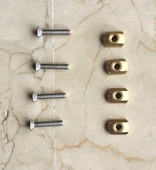 Kit 4 tornillos foil hidrofoil