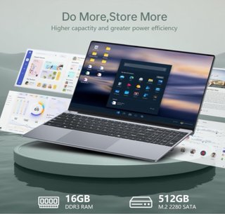 Portátil 15.6 Core i5-7Y54 16GB RAM 512GB SSD