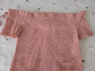 Top crop Ambiance rosa talla única